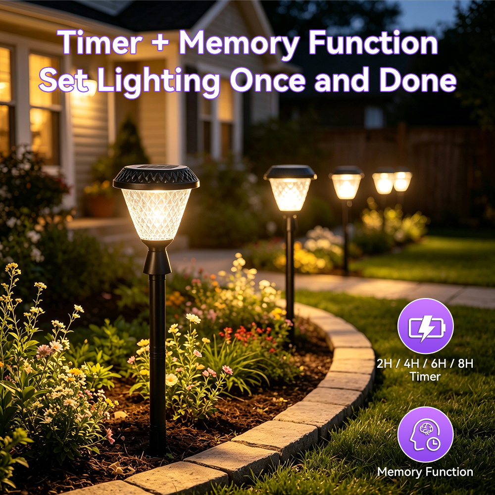 Outdoor Lighting Controller - Lampada Solare a LED per Pali