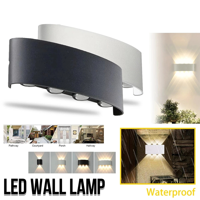 Outdoor Lighting Up And Down - NUOVA Lampada Da Parete A Led