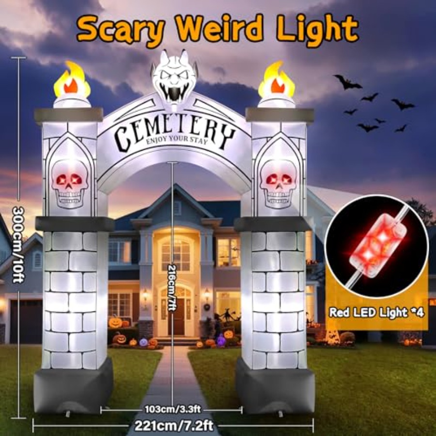 Arco Gonfiabile di Halloween A - Outdoor Lighting Event recensione e prezzo