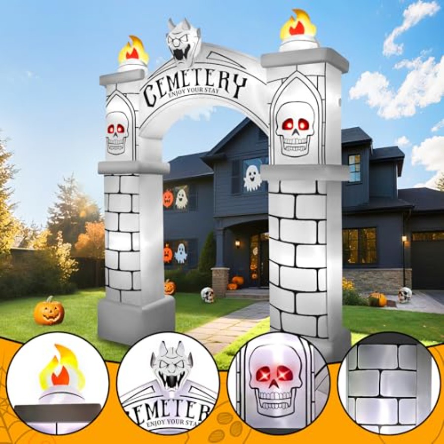 Arco Gonfiabile di Halloween A - Outdoor Lighting Event recensione e prezzo