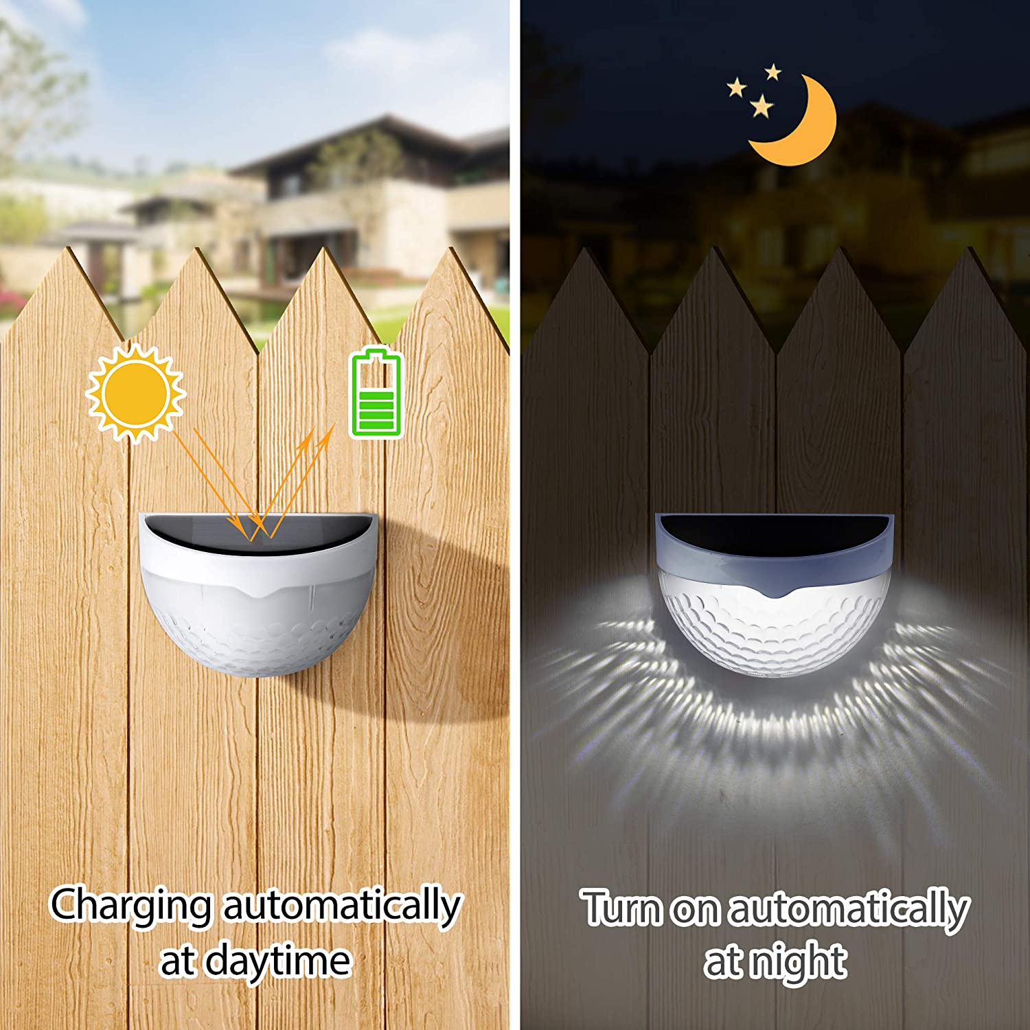 Lampada Solare LED da Esterno, - Outdoor Lighting Sconce recensione e prezzo