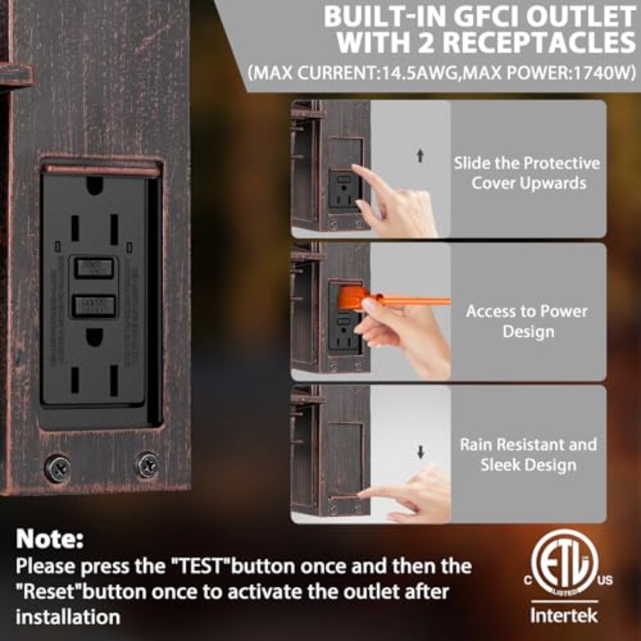 Lampada da Esterno con Presa G - Outdoor Lighting Sconce recensione e prezzo