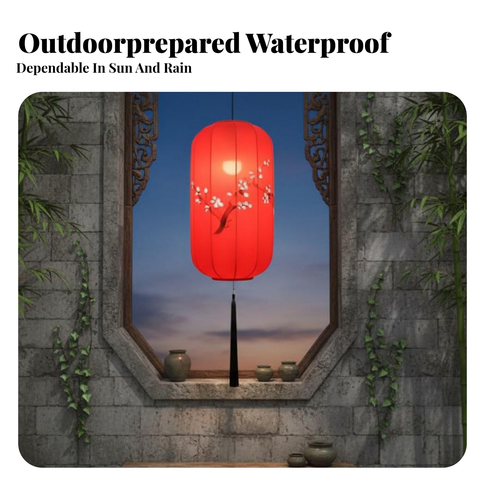 Lanterna Cinese Dipinta a Mano - Outdoor Lighting Event recensione e prezzo