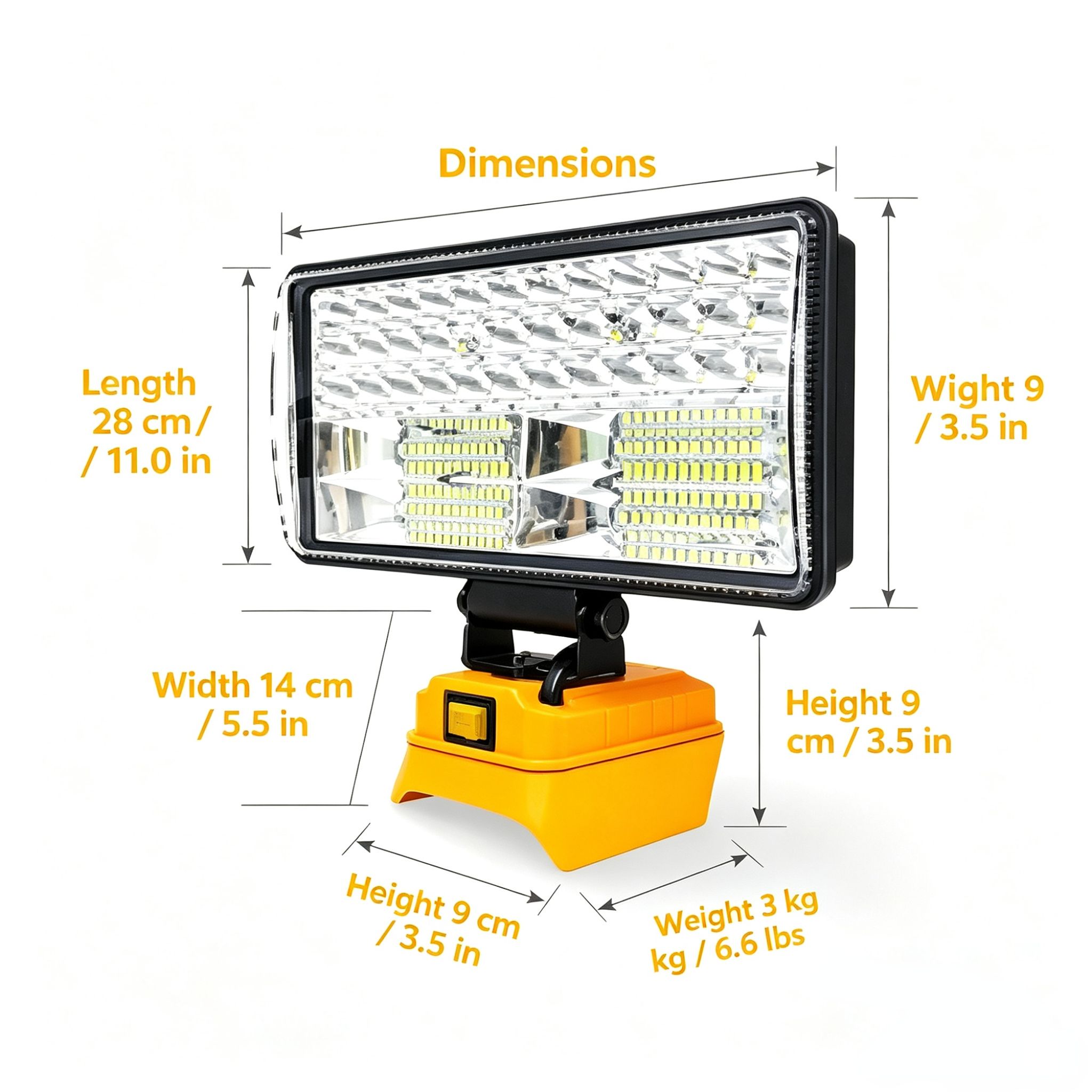 Lampada da lavoro a LED 20V MA - Outdoor Lighting Jobs recensione e prezzo