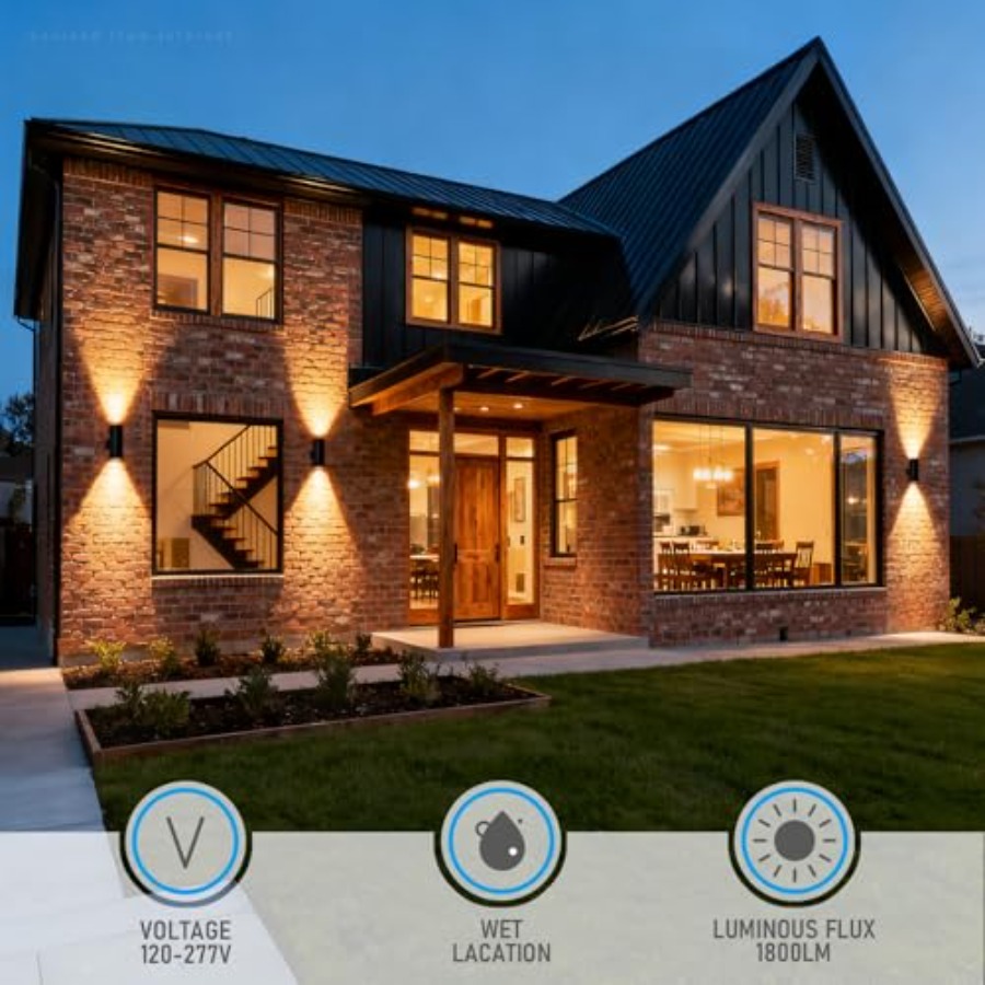 Lampada da Parete LED Cilindri - Outdoor Lighting Up And Down recensione e prezzo