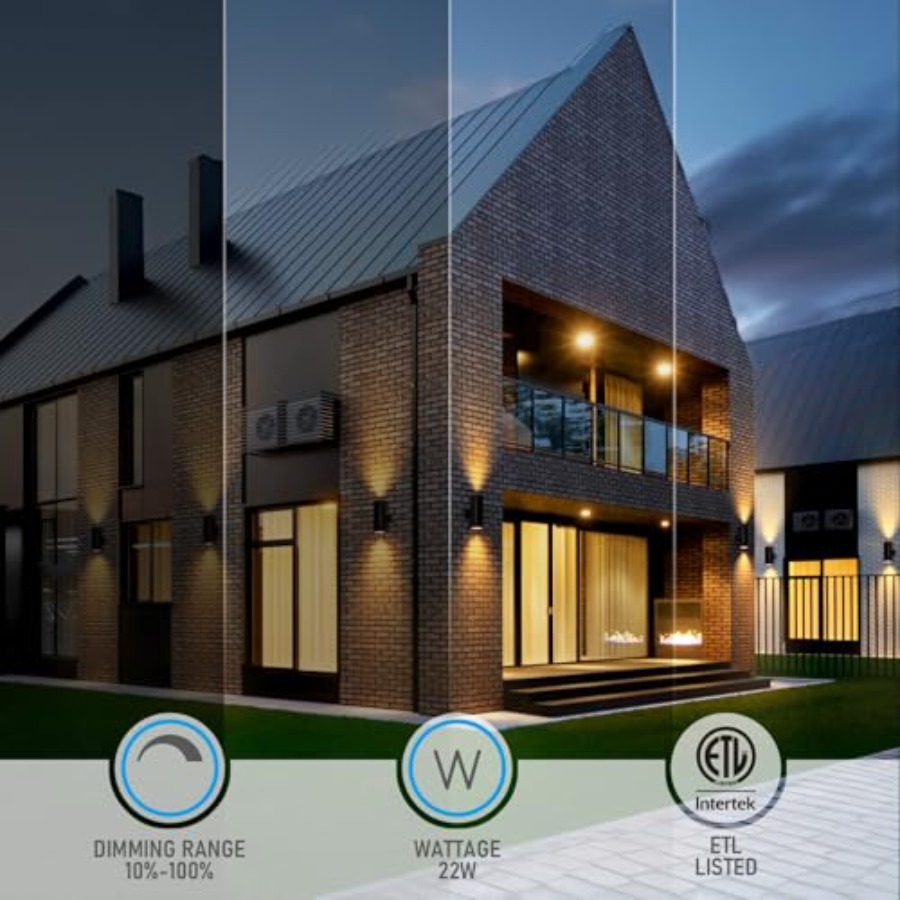 Lampada da Parete LED Cilindri - Outdoor Lighting Up And Down recensione e prezzo